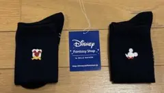 【16-18cm】Disney キッズ靴下 ネイビー