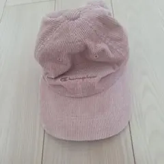 Champion コーデュロイ ピンクキャップ