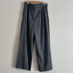COS ワイドレッグテーラーパンツ　グレー