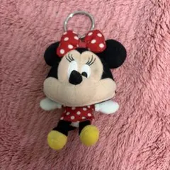 ミニーマウス ストラップ ぬいぐるみ