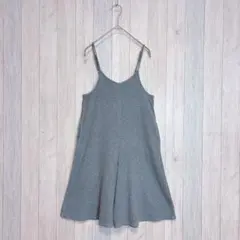 【GLOBALWORK】キャミオールインワン ショートパンツ グレー ゆったりのサムネイル
