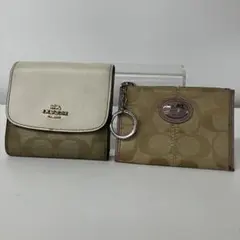AS3522 COACH 折り財布•コインケースセット