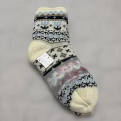 JamgardEn ジャムガーデン 裏ボア ルームソックスチューリップ柄 新品