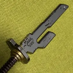呪術廻戦 伏黒甚爾 特級呪具 天逆鉾(あまのさかほこ) キーホルダー 金属製のサムネイル