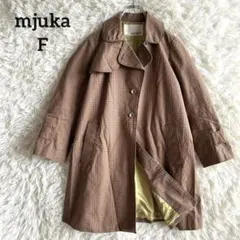 Mewka◇風衣 格紋 棕色 春季外套 春季外衣