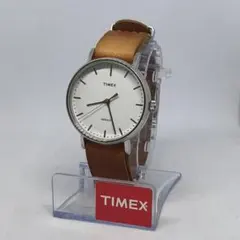 TIMEX ウィークエンダー フェアフィールド ホワイト 37mm 電池新品