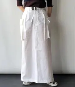 PHEENY ミリタリースカート WHITE サイズ2のサムネイル