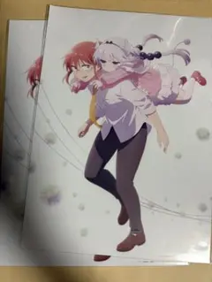 【2枚】小林さんちのメイドラゴン 7週目入場特典 B5イラストボード