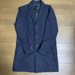 ネイビー M チェスターコート