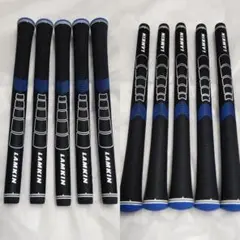 LAMKIN ゴルフグリップ 10本セット ブラック/ブルー