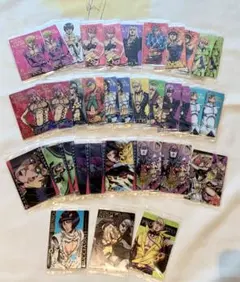 ジョジョの奇妙な冒険　黄金の風　ウエハースカード35枚セットほぼコンプ　ジョルノ