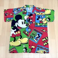 ディズニー MICKEY & CO. ミッキーマウス シルクシャツ 新品未着用