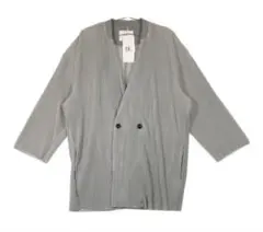 新品⭐️タケオキクチ カーディガン サイズ88F ライトグレー カジュアル メンズ