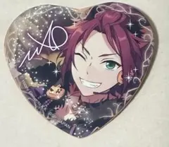 あんスタ　真緒　とるぱか 缶バッジ　ハート缶バッジ