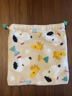 美品⭐︎フェイラー スヌーピー ハピネスリボン 巾着ポーチ