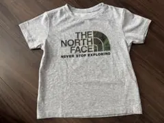 THE NORTH FACE Tシャツ カモフラ　120 サイズ グレー