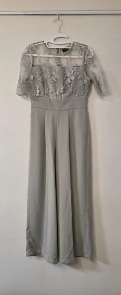 Leja レジャ パンツドレス ハイウエスト レース F オケージョン 半袖