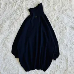 未使用級✨DeuxiemeClasse JUSPER タートルニット ネイビー