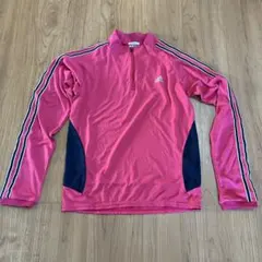 adidas Clima 365 ピンク ハーフジップ