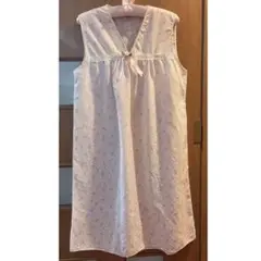 ヴィンテージ　ピンク　花柄　USA vintage 古着　ワンピース　ネグリジェ