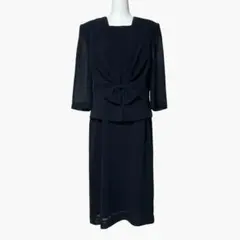 東京ソワール SOIR PRINTEMPS 9 ブラックフォーマル ワンピース