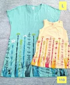 UNIQLO ムーミン お揃いワンピース①　 L&110のサムネイル