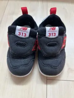 【はこよこ様専用】 ニューバランス313 ベビーシューズ 黒/赤 13cm