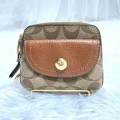 レア⭐︎COACH コーチ コインケースシグネチャー キーリング付 C0209