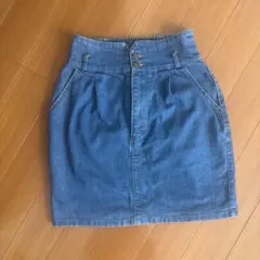 デニム　ブルー タイトスカート Mサイズ