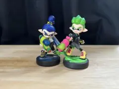 amiibo Splatoon ボーイ フィギュア　2体