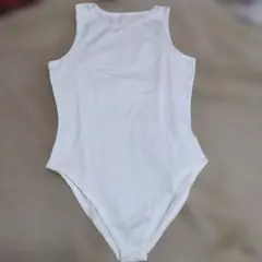 0120 544 ホワイト ボディスーツ　Lサイズ