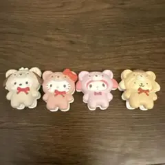 【カプセルトイ】ポチャッコ　ハローキティ　マイメロディ ポムポムプリン