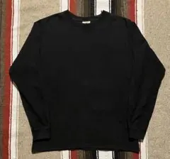 USA製 GOODWEAR ロンT ブラック コットン100%