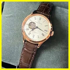 ORIENT STAR 腕時計　レディース　クラシック　セミスケルトン　ゴールドのサムネイル