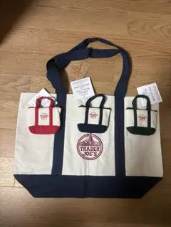 TRADER JOE'S トートバッグ　マイクロミニトート　3色セット