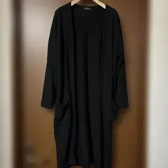 黒いロングカーディガン Lサイズ