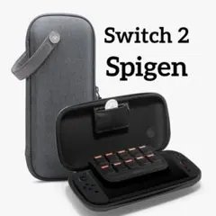 Spigen Switch2キャリングケース クラスデン （チャコール・グレー）