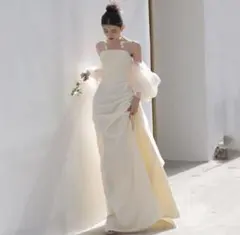 ウェディングドレス　値下げ不可　すぐ発送可　期間限定値下げ中