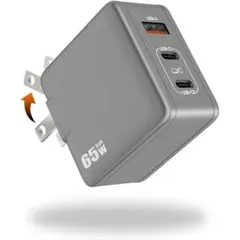 充電器 65W ノートパソコン 急速充電器 USB PD-PPS対応ACアダプタ