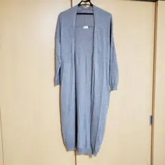 美品　ロングカーディガン グレー　LEPSIM