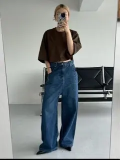 リムアーク　Middle straight blue denim 36サイズのサムネイル
