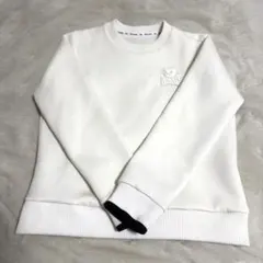 未使用品 WAACワック ニット セーター Mサイズ レディース WAAC 【超美品】ワック セーター 黒×蛍光ピンク ドット 英字総柄 韓国