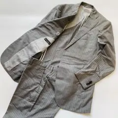 スーツカンパニー ビジネススーツ セットアップ Super 120's グレー