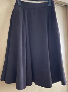 ADAM ET ROPÉ ブラウンフレアスカート