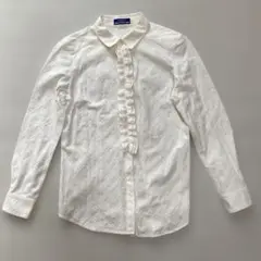 BURBERRY LONDON BLUE LABELフリル付シャツ