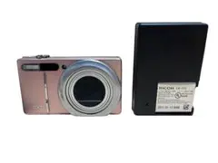 【動作確認済】RICOH CX5 コンパクトデジタルカメラ ピンク 本体のサムネイル