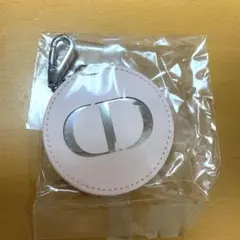 新品未使用　Dior ノベルティ ミラー付きキーホルダー ピンク