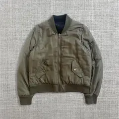 INGNI リバーシブル MA-1 カーキ 黒 M ミリタリー アウター