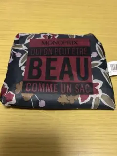 MONOPRIX エコバッグ 花柄 折りたたみ