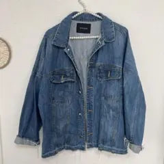 オーバーサイズ デニムジャケット